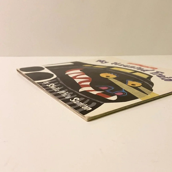 Vintage 1995  Lift the Flap Book My Haunted Train by Sheila White Samton - Picture 10 of 14